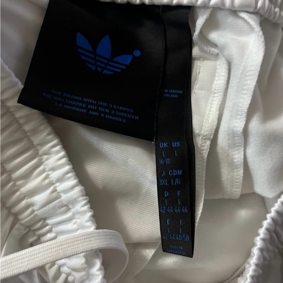 adidas Cream Wide-Leg Pants - Picture 7 of 10